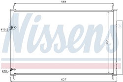 Kondensators, Gaisa kond. sistēma NISSENS NIS 940037_3
