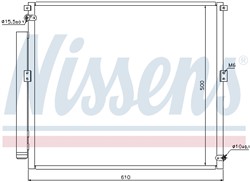 Kondensators, Gaisa kond. sistēma NISSENS NIS 940167_4
