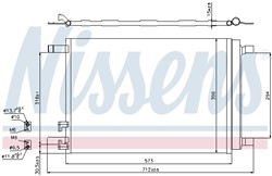 Kondensators, Gaisa kond. sistēma NISSENS NIS 940319_3