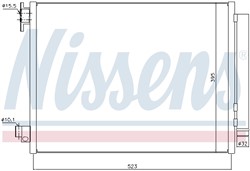 Kondensators, Gaisa kond. sistēma NISSENS NIS 940321_5