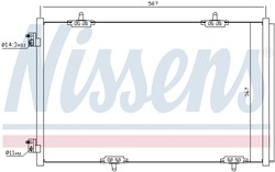 Kondensators, Gaisa kond. sistēma NISSENS NIS 940333_5