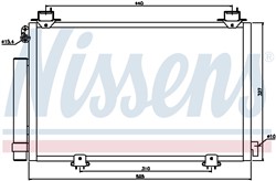 Kondensators, Gaisa kond. sistēma NISSENS NIS 94590_5