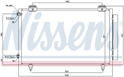 Kondensators, Gaisa kond. sistēma NISSENS NIS 94719_6
