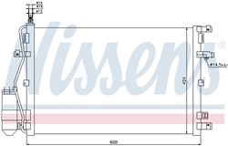 NISSENS Kliimasüsteemi kondensaator NIS 94937_1