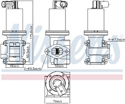 EGR valve NIS 98180_6