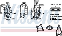 EGR valve, exhaust control NIS 98265_0
