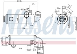 Cooler, exhaust gas recirculation NIS 989276_6