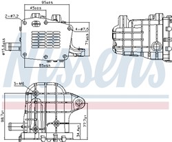 Cooler, exhaust gas recirculation NIS 989481