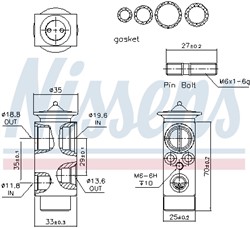 Expansion Valve, air conditioning NIS 999233_5