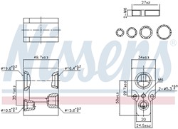 Expansion Valve, air conditioning NIS 999356_5