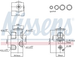 Expansion Valve, air conditioning NIS 999426