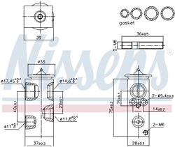 Expansion Valve, air conditioning NIS 999427