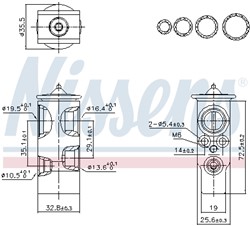 Expansion Valve, air conditioning NIS 999451_2