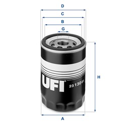 Alyvos filtras UFI 23.130.01_0