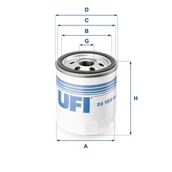 Alyvos filtras UFI 23.188.00_0