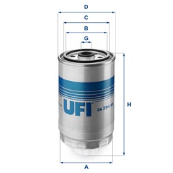 Degalų filtras UFI 24.394.00_2