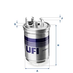 Degalų filtras UFI 24.400.00