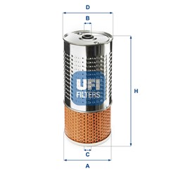 Eļļas filtrs UFI 25.499.00