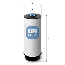 Degalų filtras UFI 26.034.00