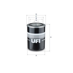 Hidraulikos filtras UFI 82.132.00