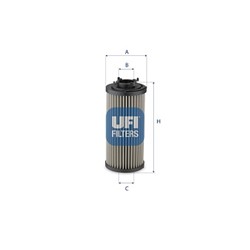 Hidraulikos filtras UFI 83.051.00