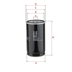Oil filter fits: ISUZU D-MAX I, TROOPER III; OPEL MONTEREY B 2.5D/3.0D 05.98-06.12