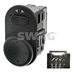 Switch, exterior rearview mirror adjustment SW40940477_1
