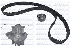 Water Pump & Timing Belt Kit DOLZ KD161