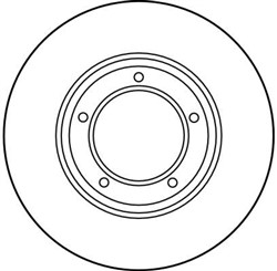 Bremžu disks TRW DF1803 (pārdošanas vienība - 1 gab.)_3