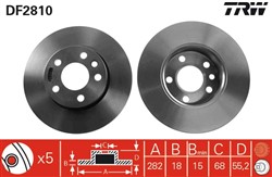 Brake disc DF2810_2