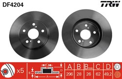 Brake disc DF4204_2