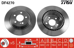 Brake disc DF4270_2