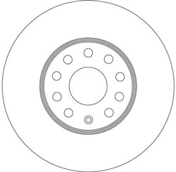 Bremžu disks TRW DF4295 (pārdošanas vienība - 1 gab.)_3