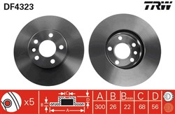 Brake disc DF4323_2