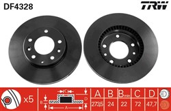Brake disc DF4328_2