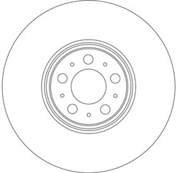 Bremžu disks TRW DF4340S (pārdošanas vienība - 1 gab.)_3