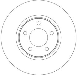 Bremžu disks TRW DF4346 (pārdošanas vienība - 1 gab.)_3