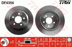 Brake disc DF4356_2