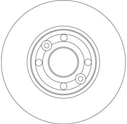 Bremžu disks TRW DF4364 (pārdošanas vienība - 1 gab.)_3