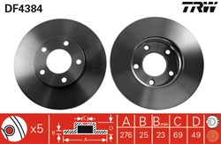 Brake disc DF4384_2