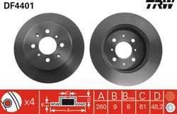 Brake disc DF4401_2