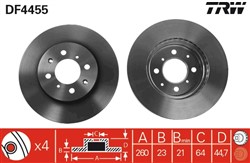 Brake disc DF4455_2
