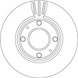 Bremžu disks TRW DF4496 (pārdošanas vienība - 1 gab.)_3