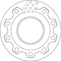 Brake disc DF5039S_1