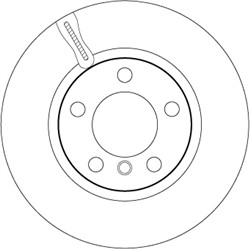 Brake disc DF6143S_3