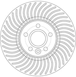 Bremžu disks TRW DF6185S (pārdošanas vienība - 1 gab.)_3