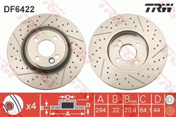 Brake disc DF6422_2