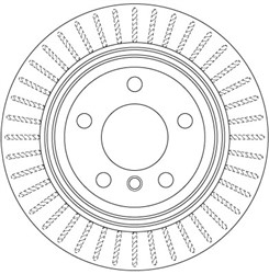 Bremžu disks TRW DF6513S (pārdošanas vienība - 1 gab.)_3