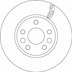 Brake disc DF6546
