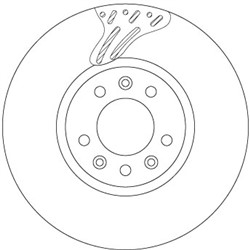 Brake disc DF6977S